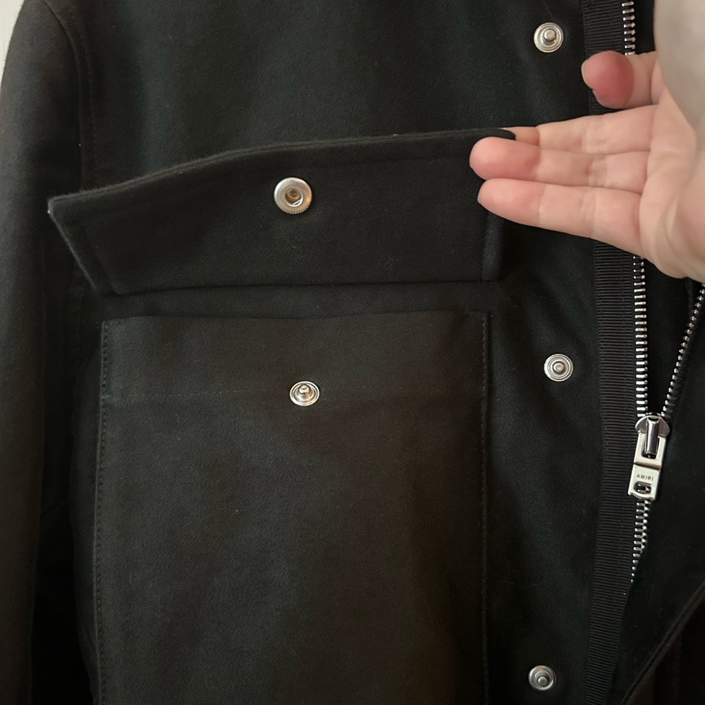 AMIRI Black Utility Drawstring Jacket - Picture 8 of 16